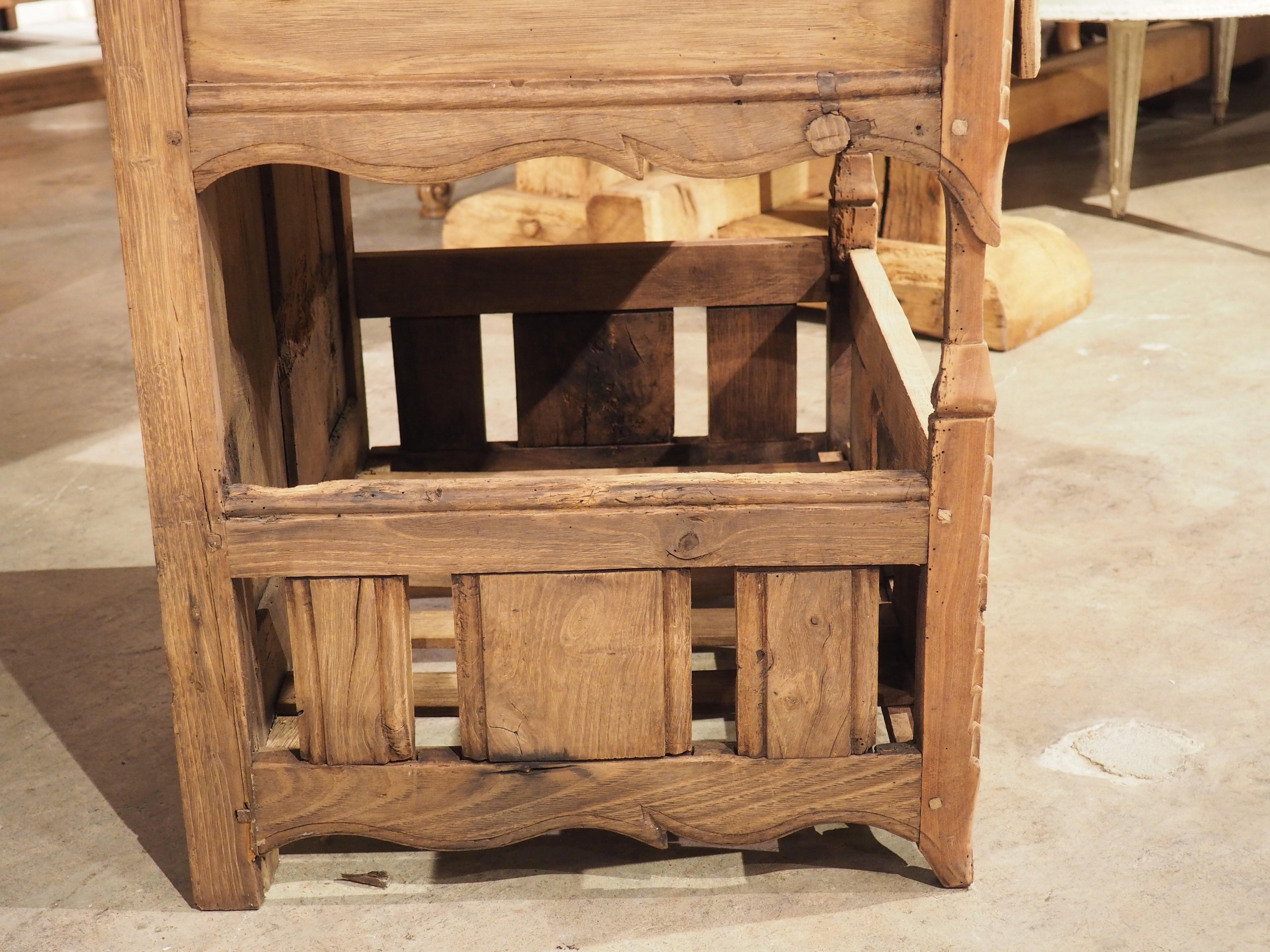19th Century French Chestnut Garde Manger or Food Cabinet from Normandy 1