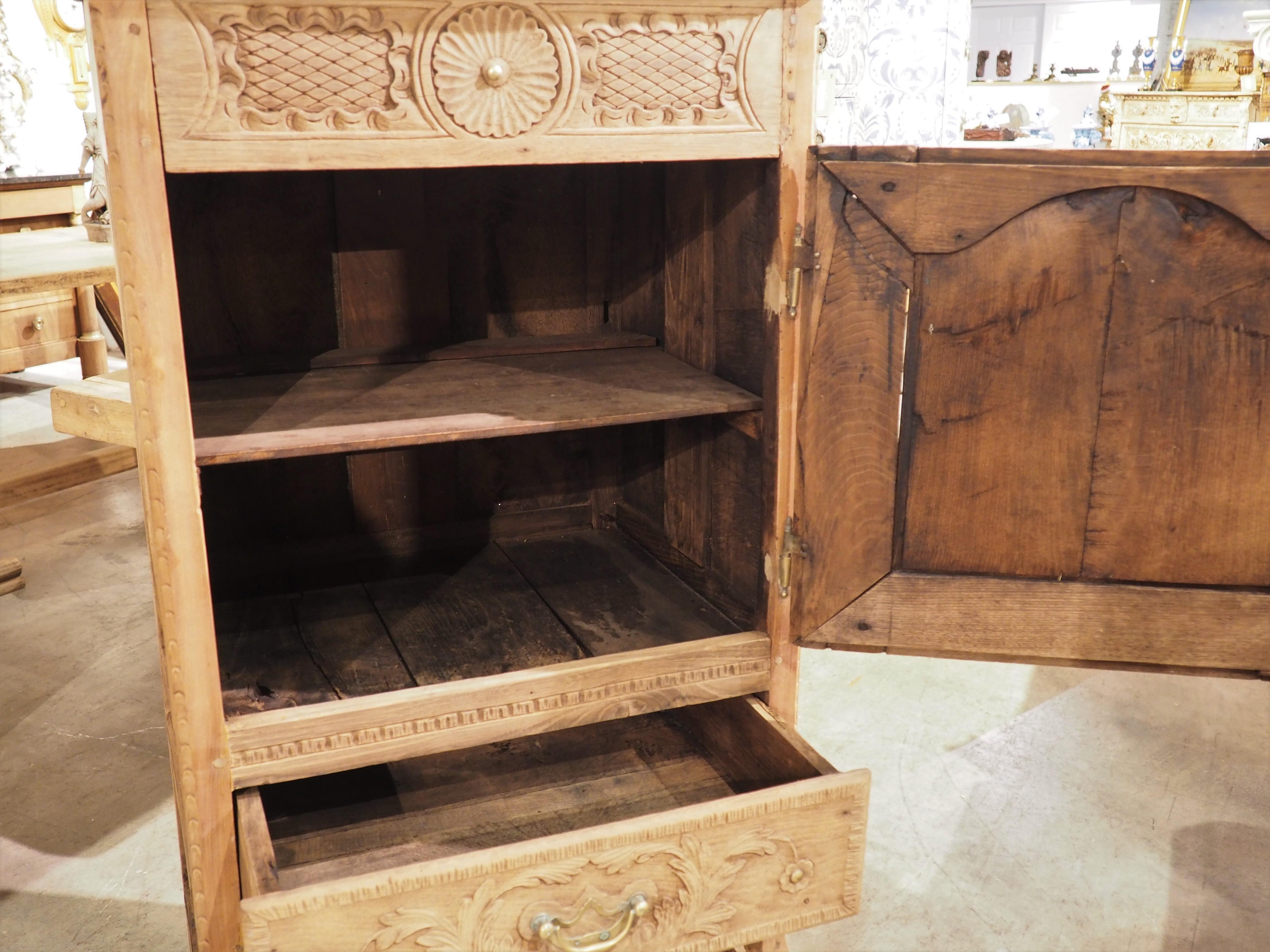 19th Century French Chestnut Garde Manger or Food Cabinet from Normandy 4