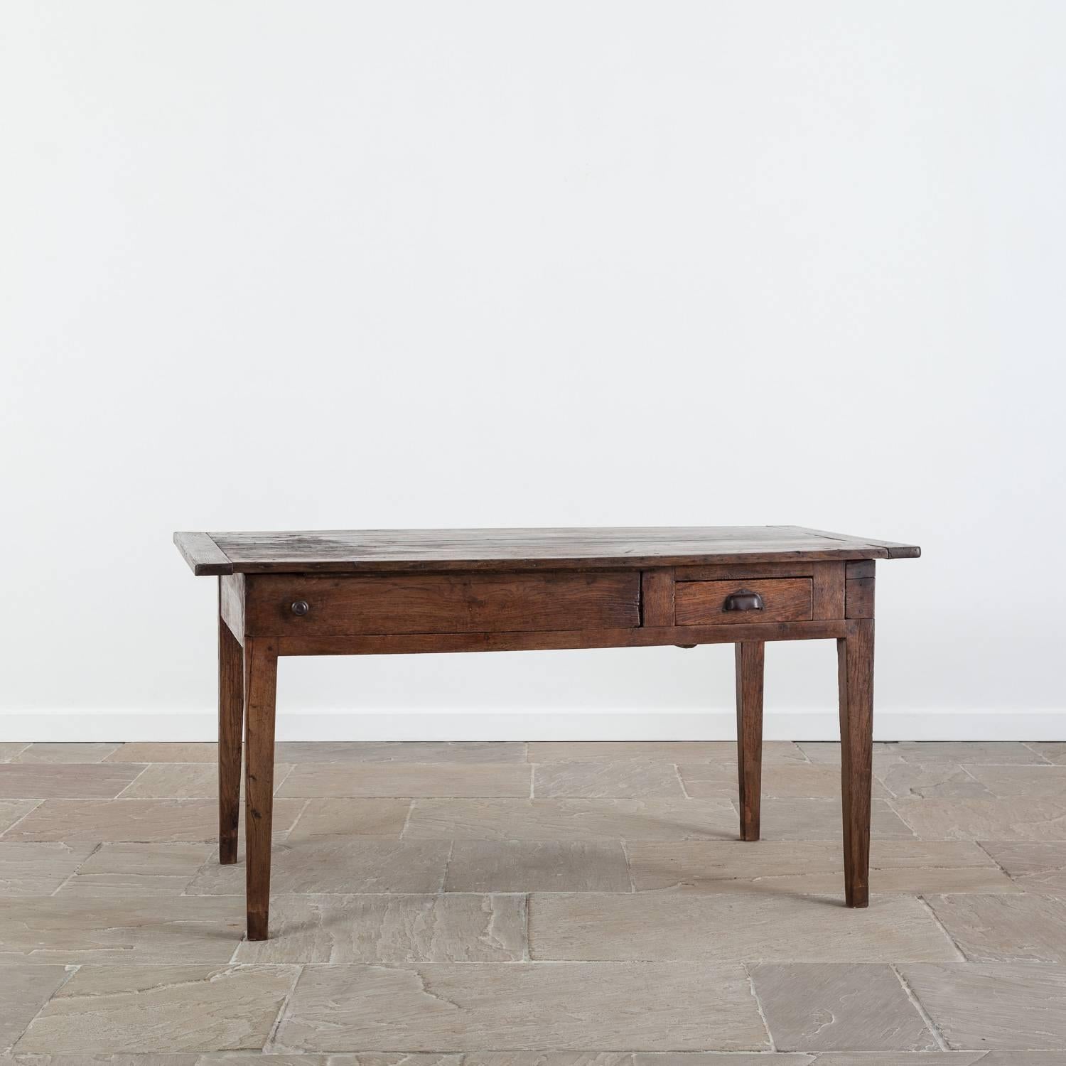 19th Century French Chestnut Table In Fair Condition For Sale In York, GB