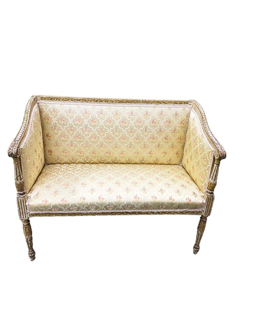 Louis XVI 19th Century French Children's Sofa For Sale