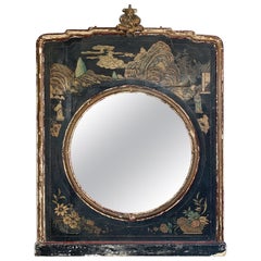 Antique 19th Century French Chinoiserie Mirror