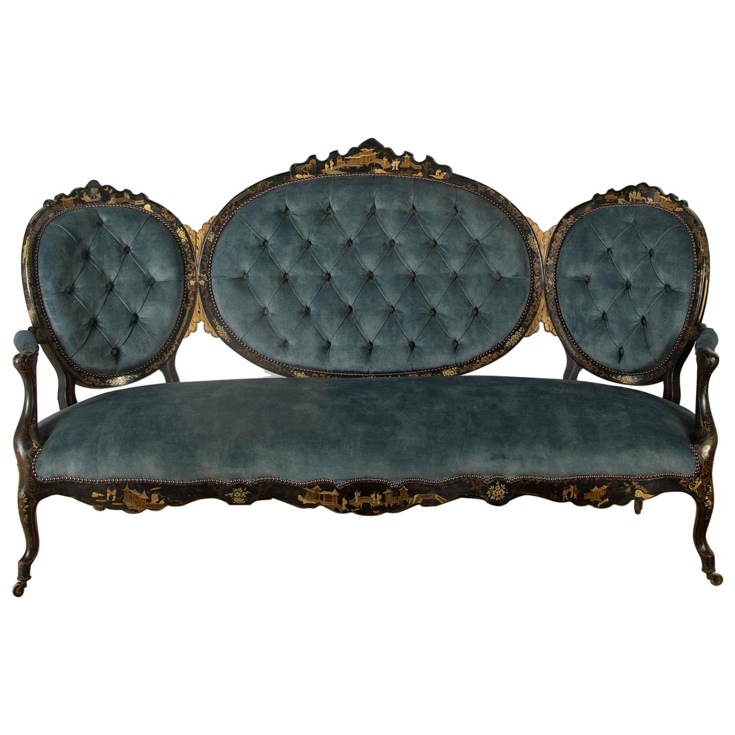 19th Century French Chinoiserie Sofa