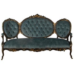 Divano Chinoiserie francese del XIX secolo