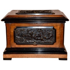 Antique 19th Century French Cigar Humidor