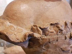 19th Century French Clay Bust Tete L'enfant by Sculptor Channeboux