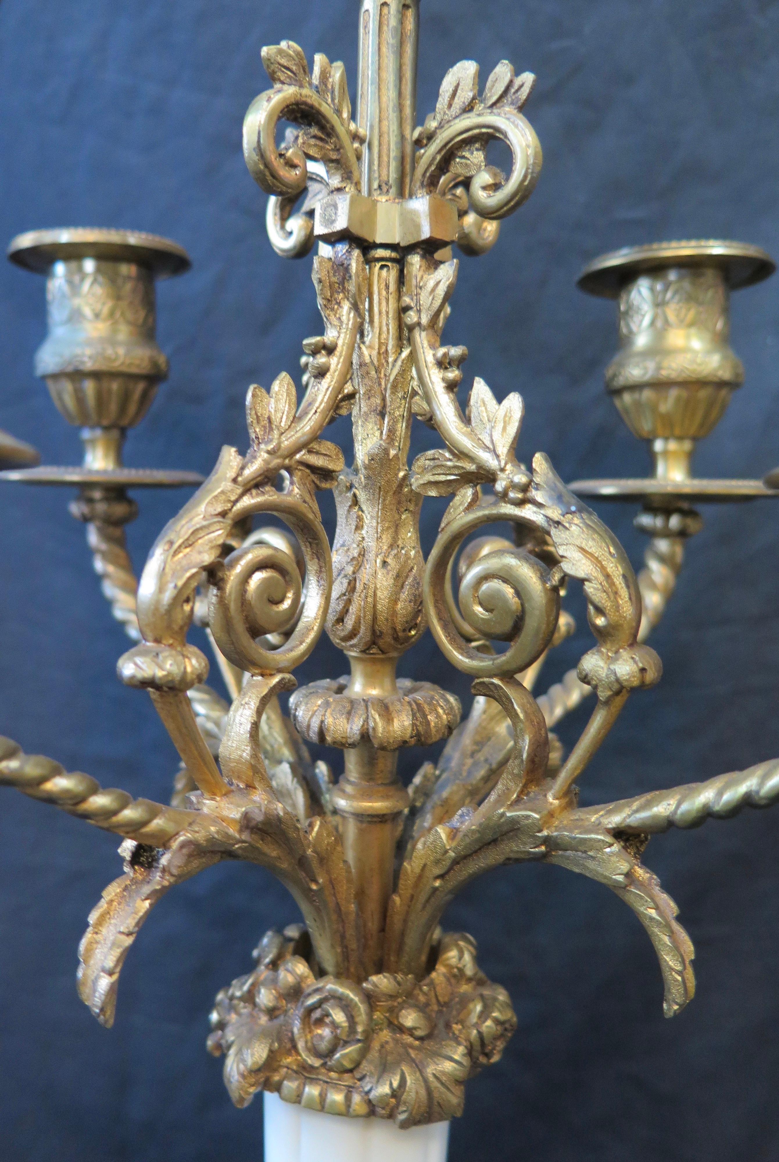 19th Century French Clock Set For Sale 9