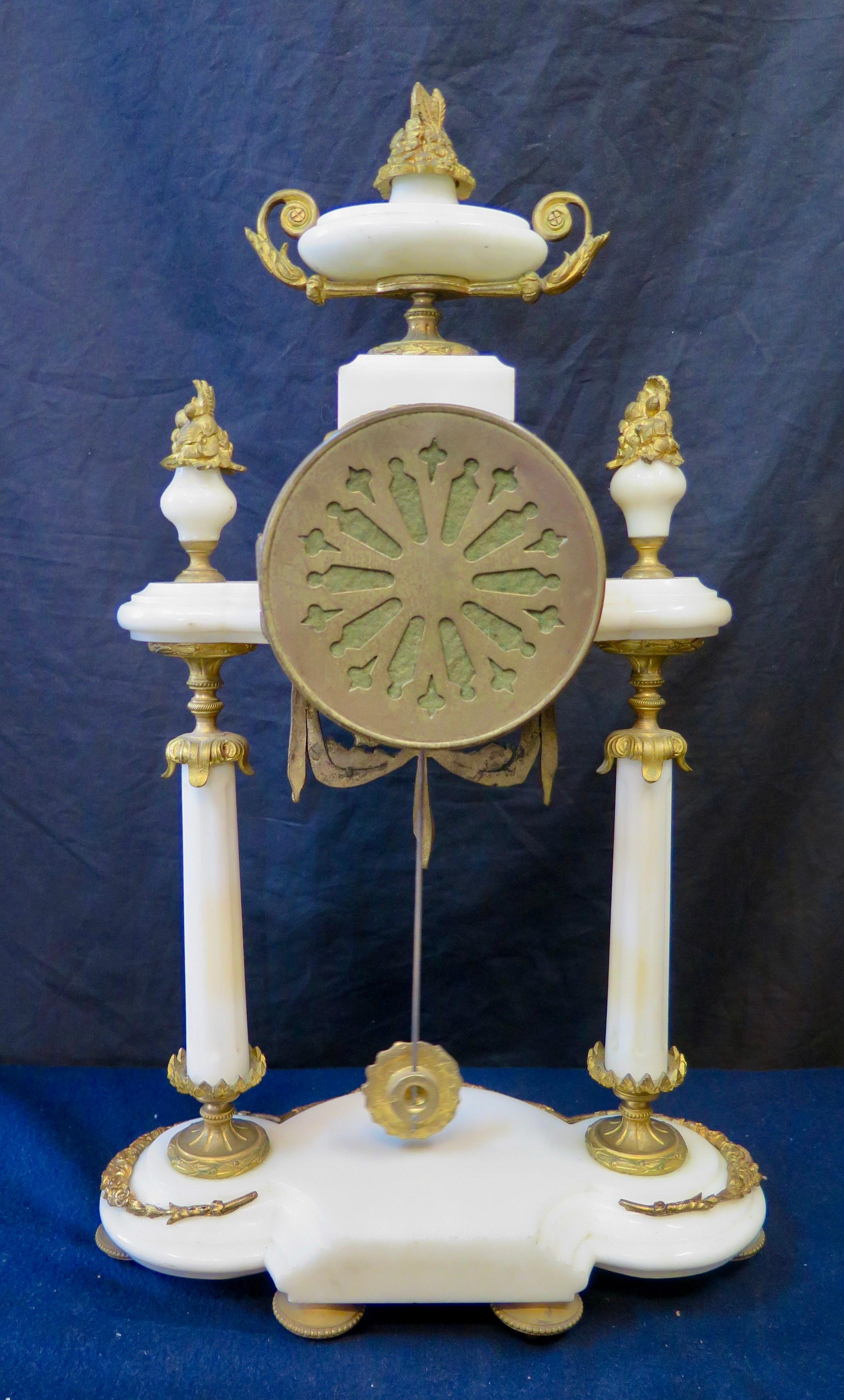 19th Century French Clock Set For Sale 1