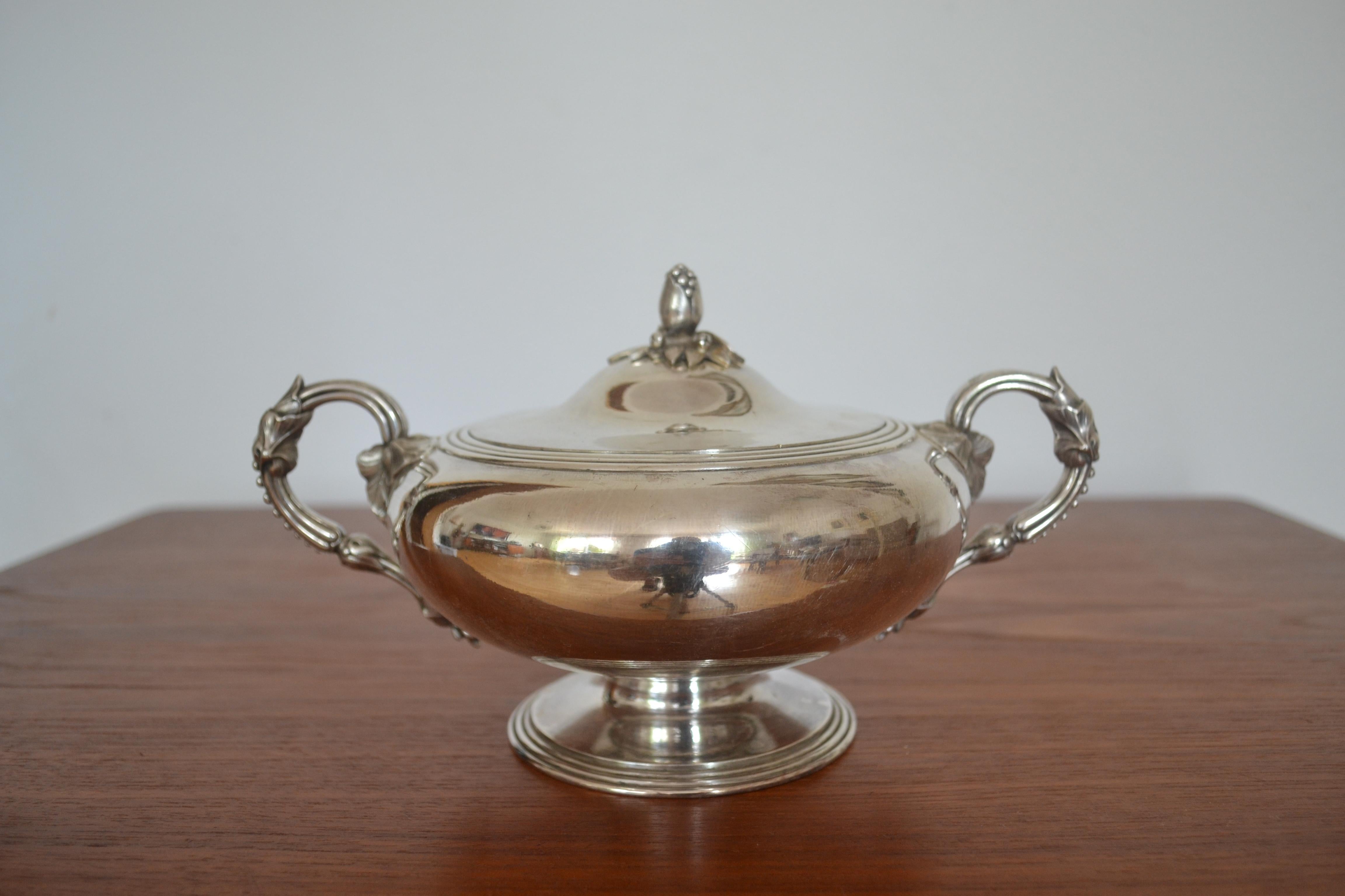 Silver Plate 19th Century French Coffee Service Set from Christofle For Sale