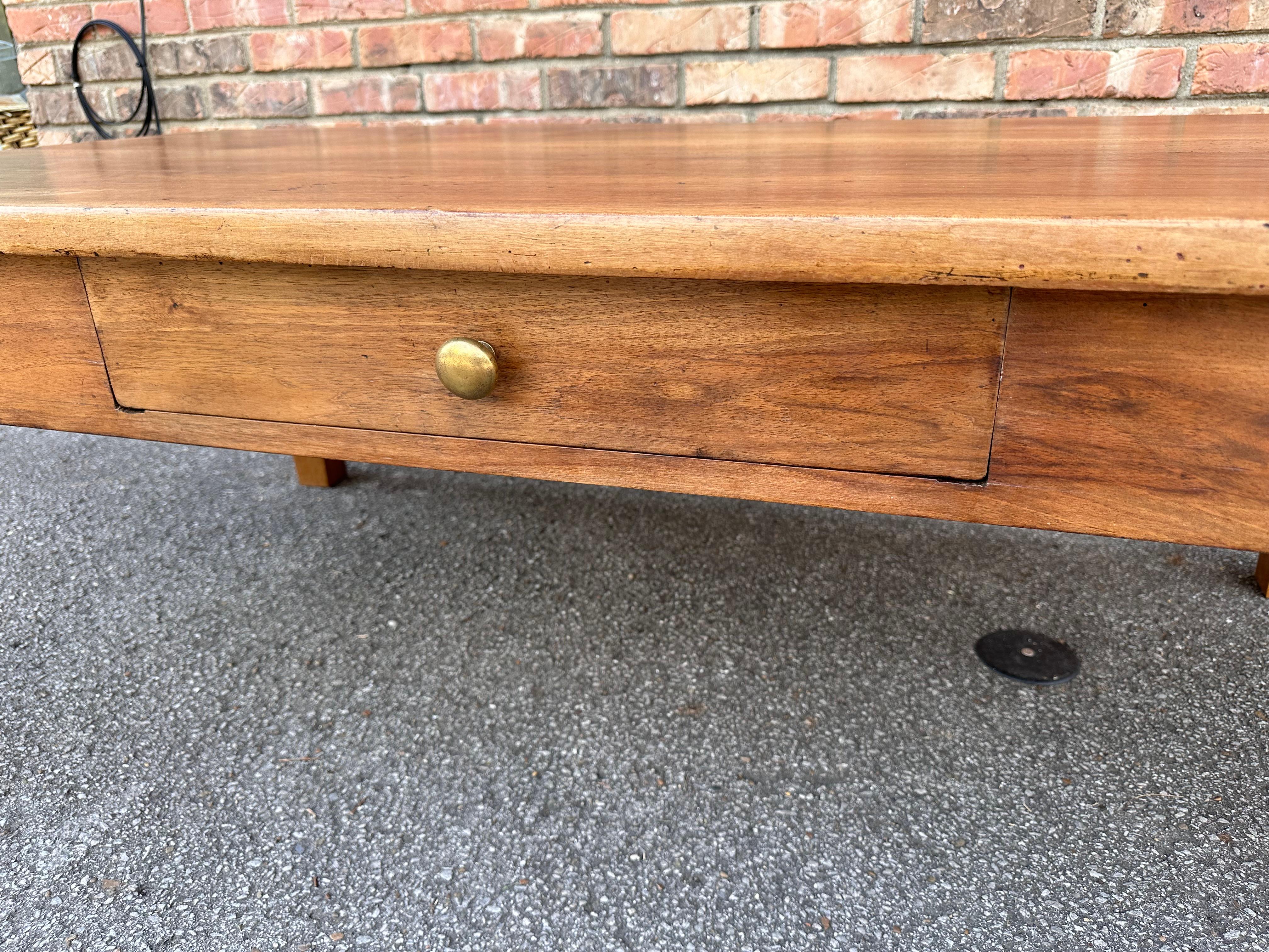 Hardwood 19th Century French Coffee Table For Sale