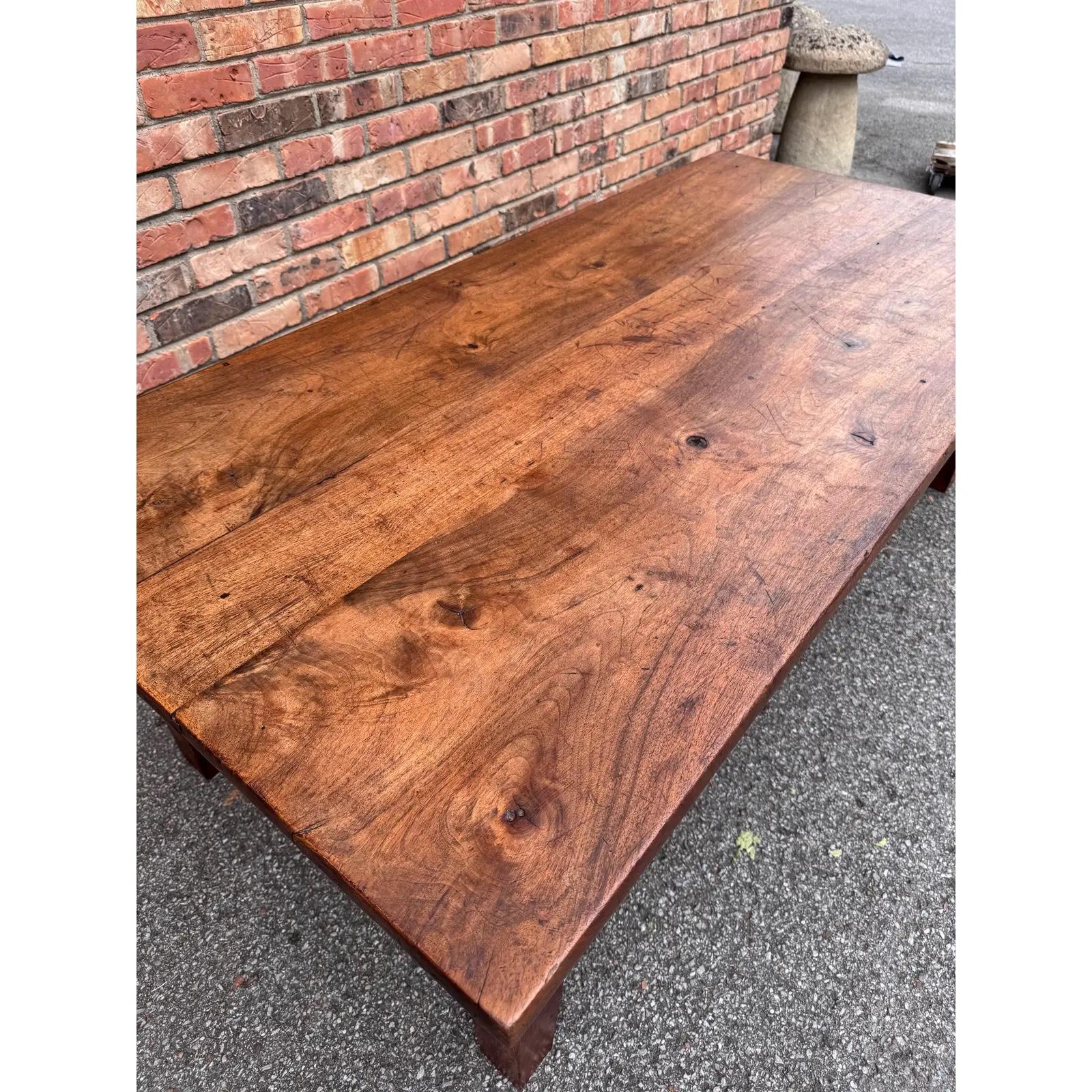 Wood 19th Century French Coffee Table For Sale