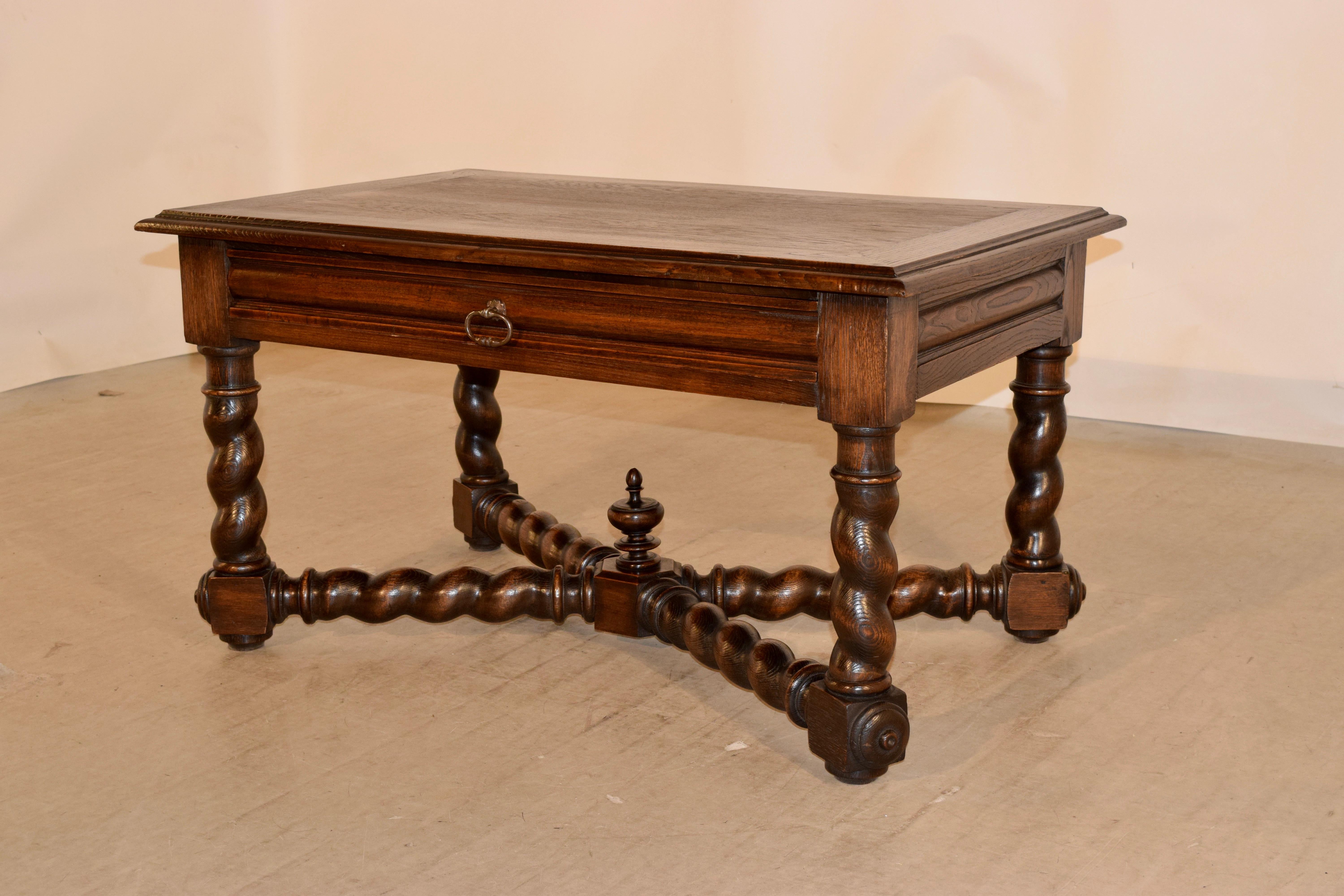 Oak 19th Century French Coffee Table
