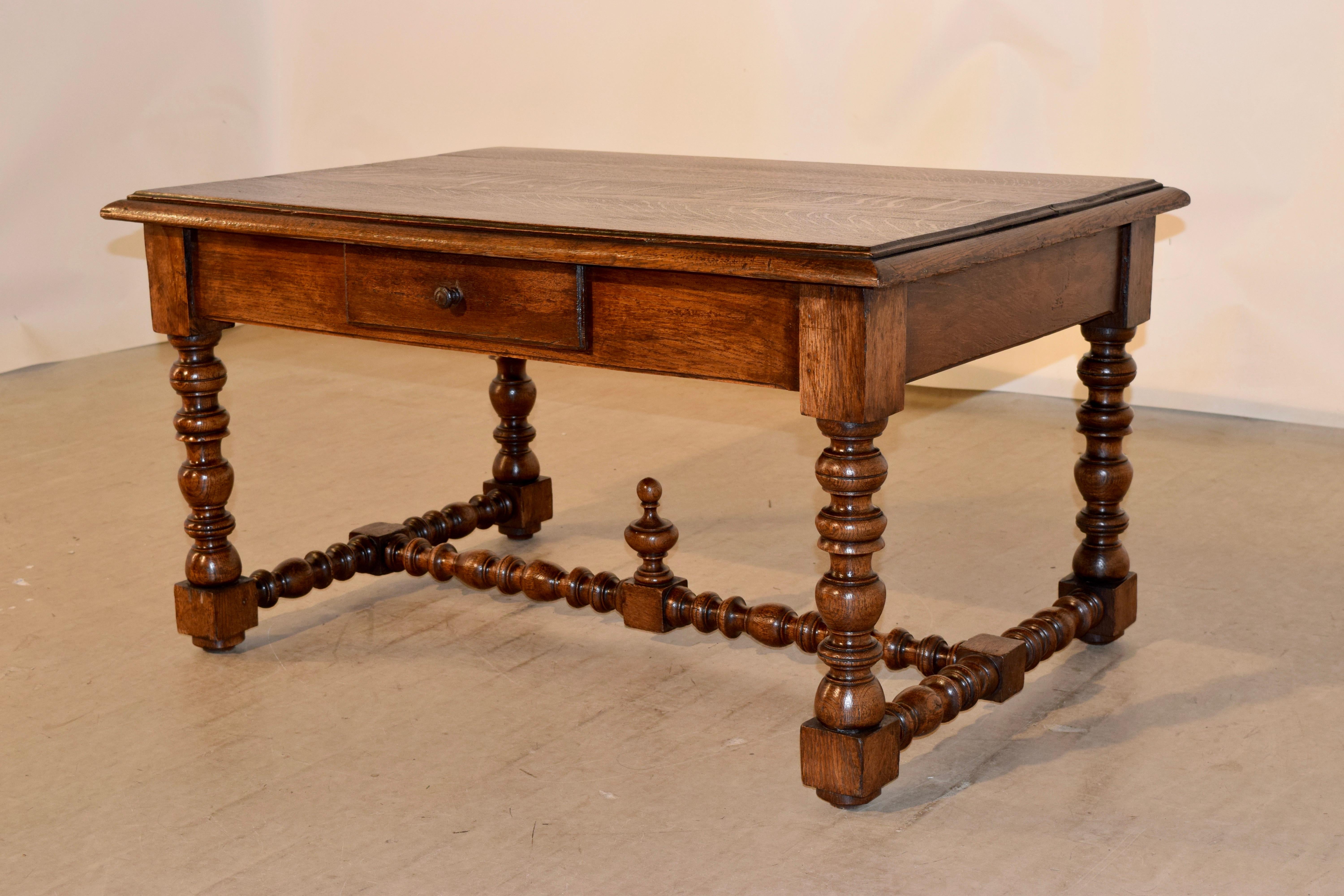 Oak 19th Century French Coffee Table
