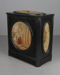 19th Century French Coffer with Tapestry Panels