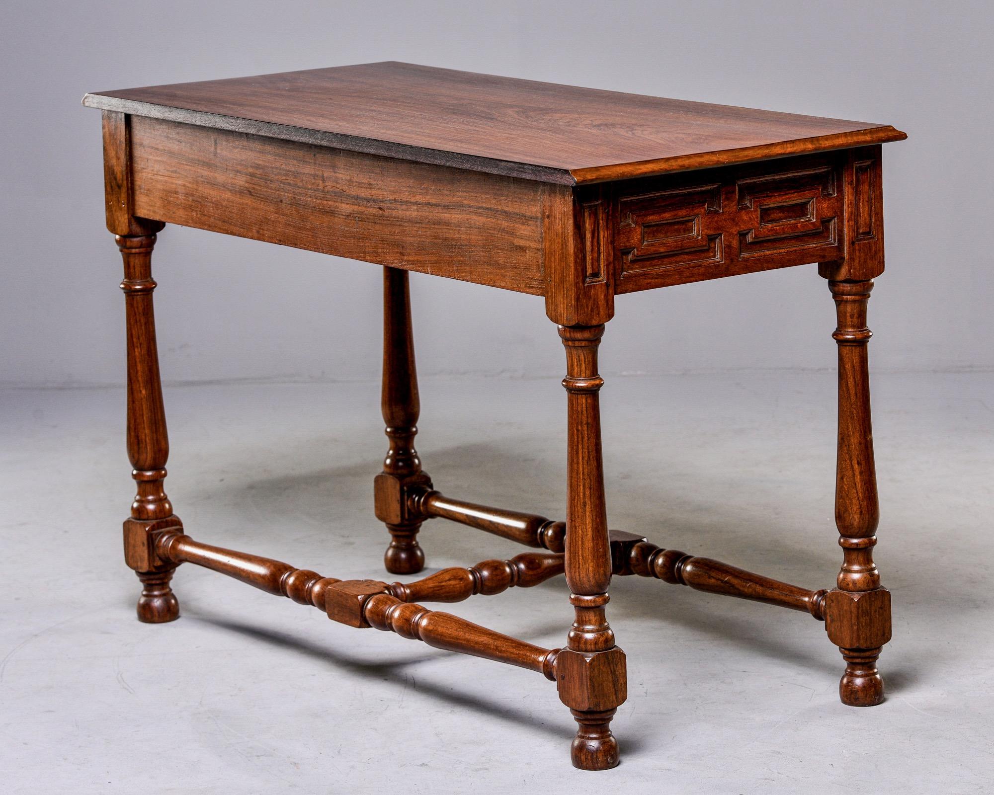 19th Century French Colonial Mahogany Console 1