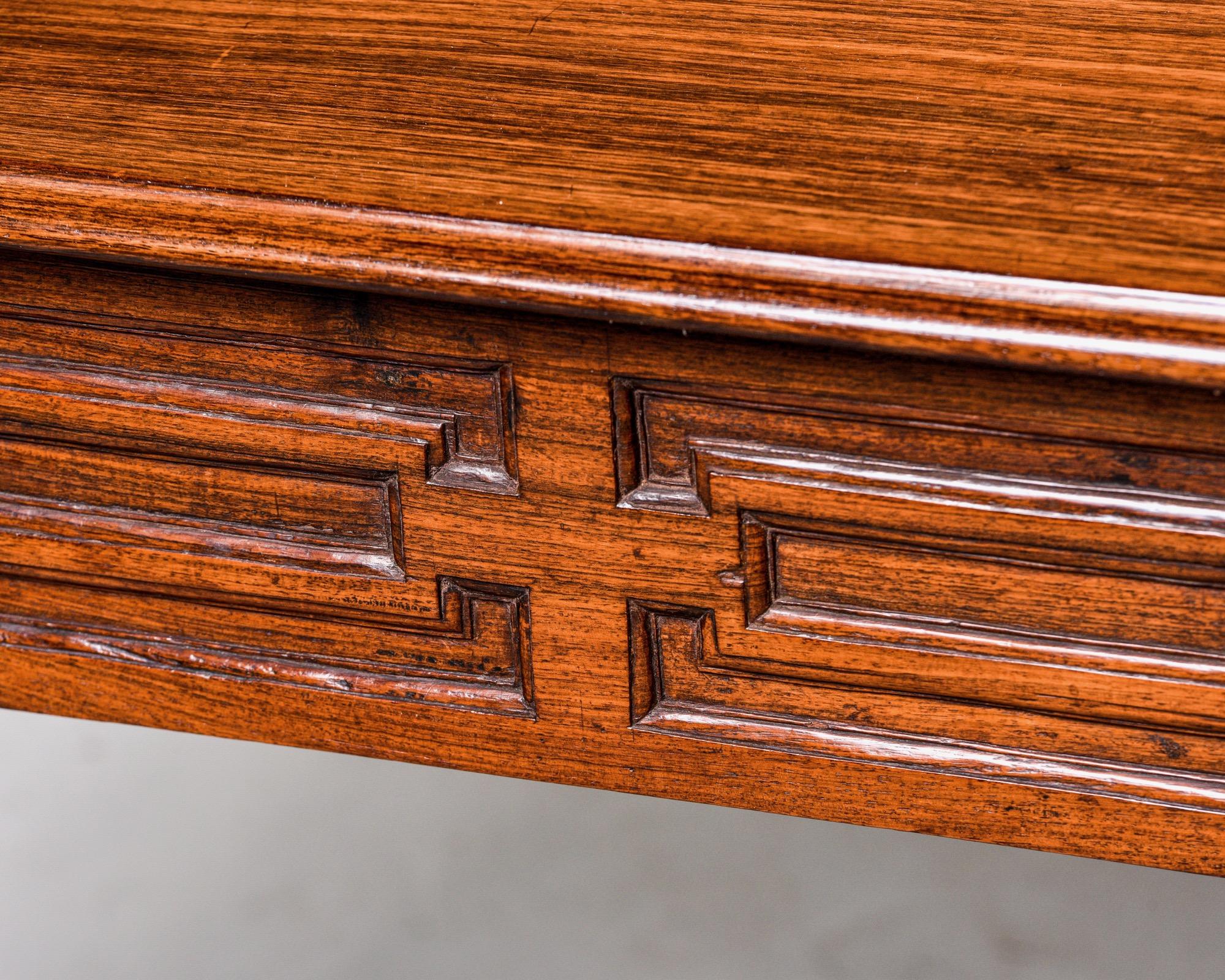 19th Century French Colonial Mahogany Console 5