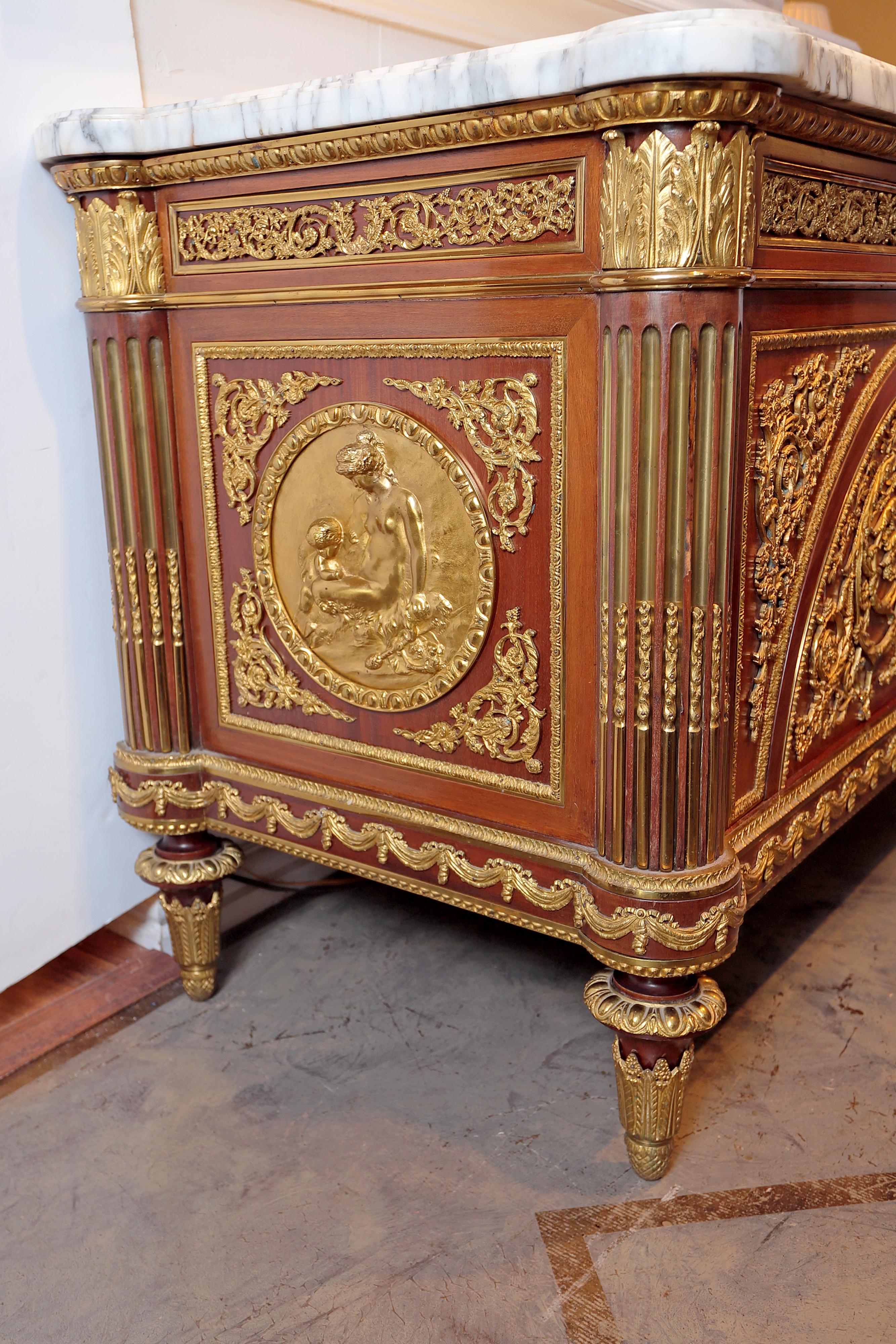 19th Century French Commode Signed L Kahn 1