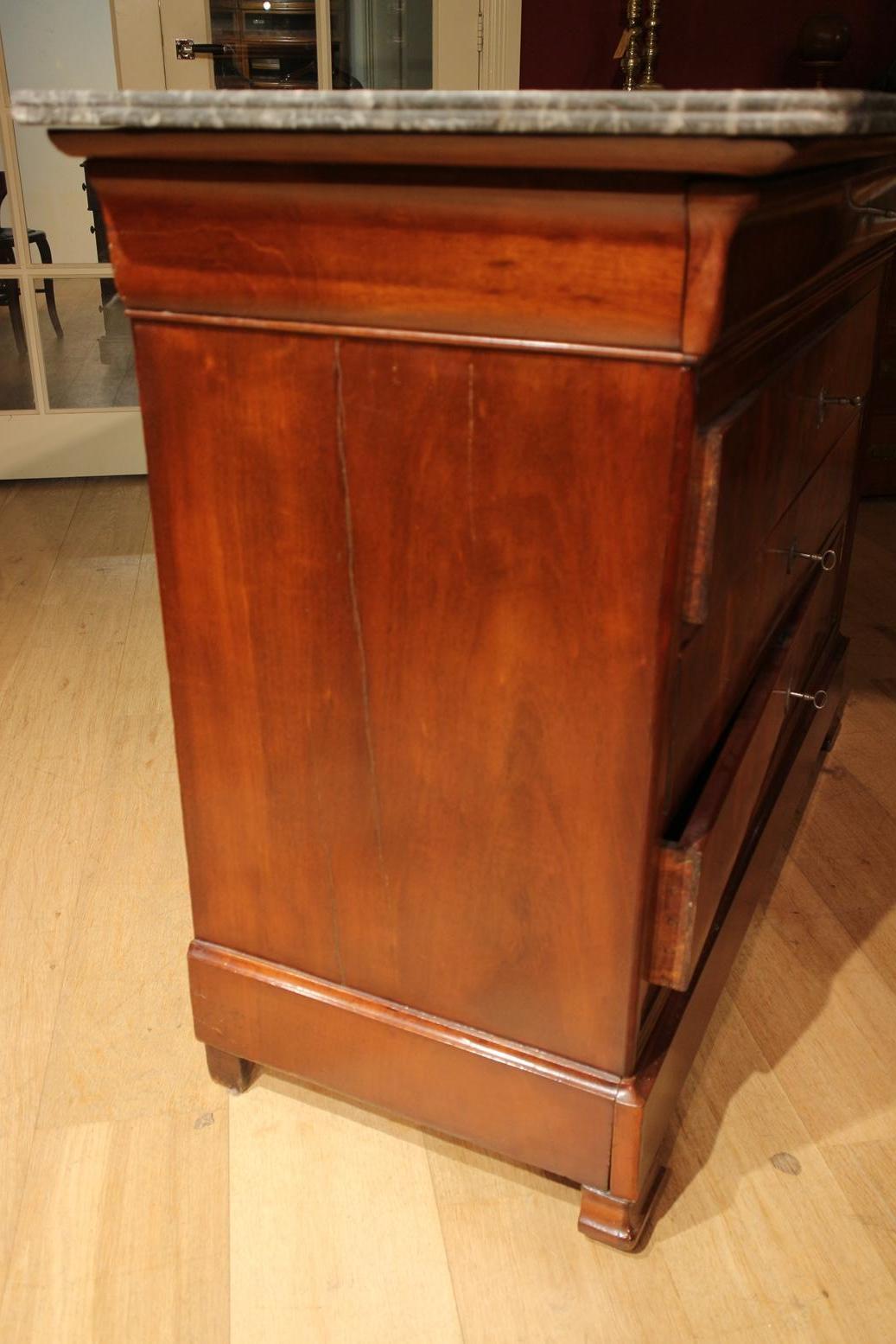 19th Century French Commode with Marble Top 2