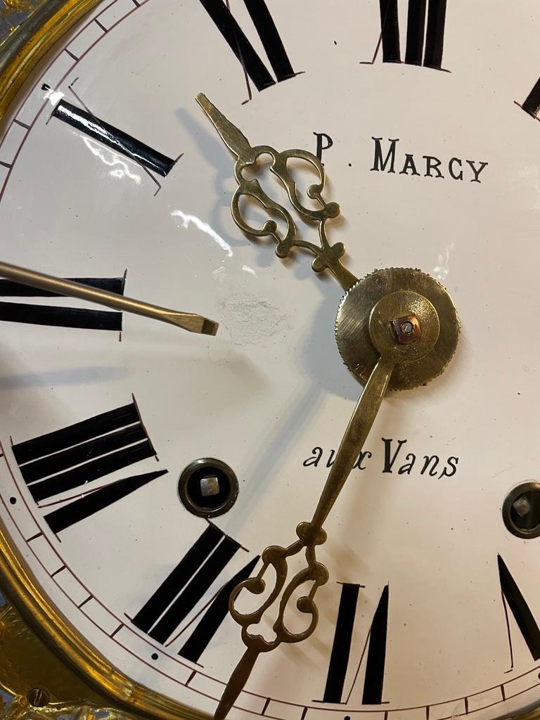 19th Century French Comtoise Grandfather Clock For Sale 4