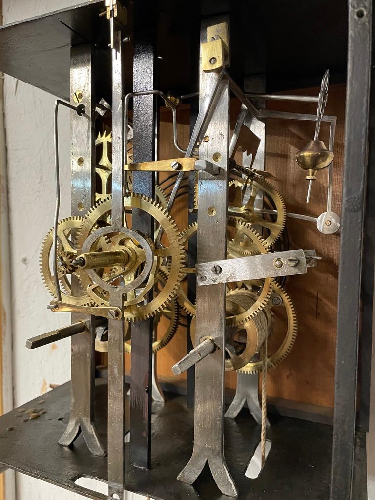 19th Century French Comtoise Grandfather Clock For Sale 5