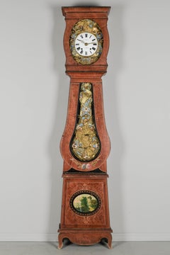 19th Century French Comtoise or Morbier Grandfather Clock