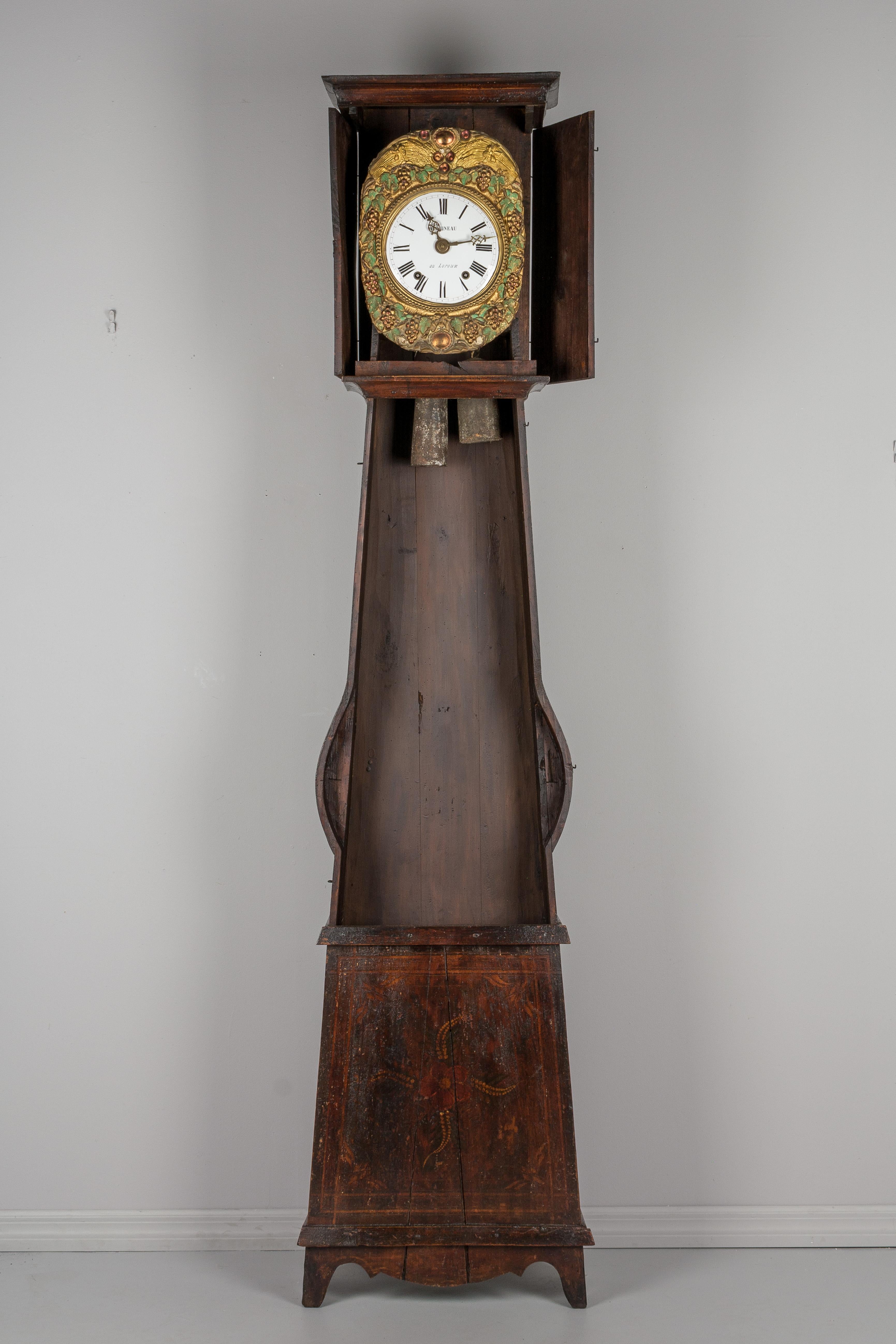 19th century grandfather clock