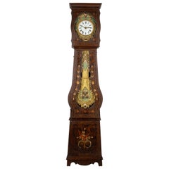Antique 19th Century French Comtoise Grandfather Clock