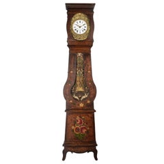 19th Century French Comtoise Grandfather Clock