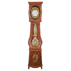 19th Century French Comtoise Grandfather Clock