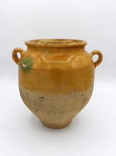 19th Century French Confit Pot in Terra Cotta