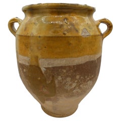 19th Century French Confit Pot in Terra Cotta