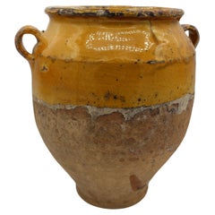 19th Century French Confit Pot in Terra Cotta