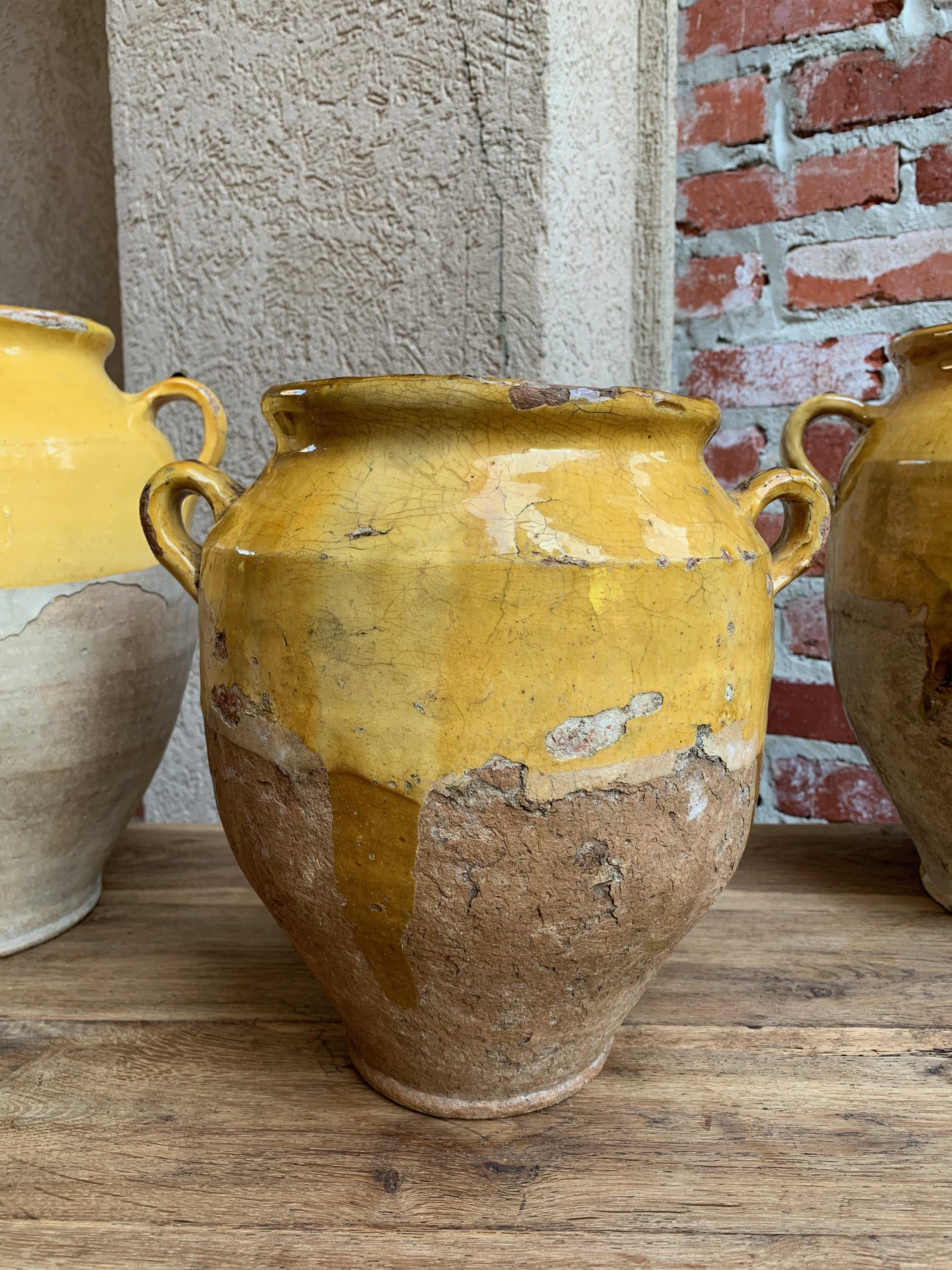 mustard yellow pottery