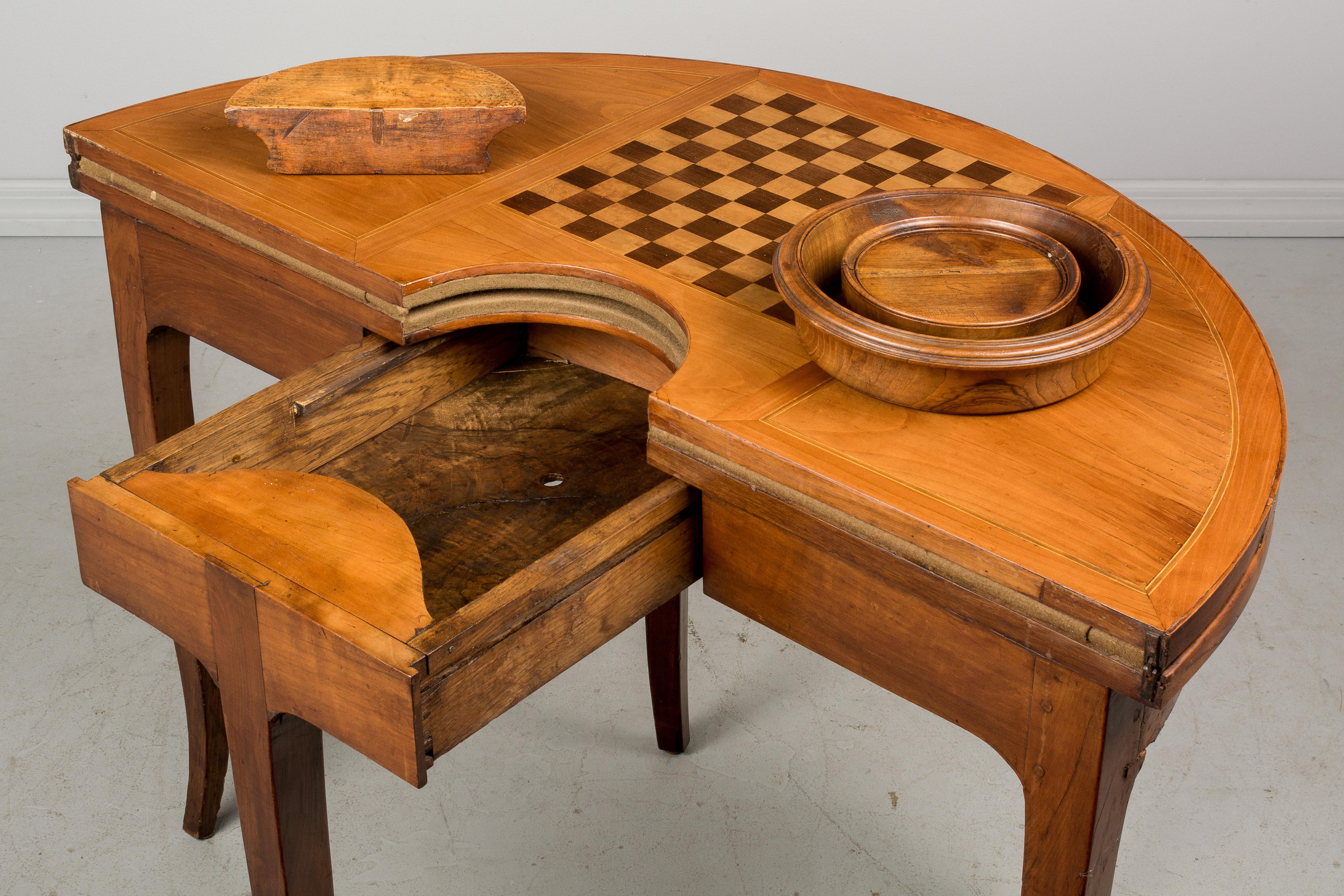 Louis XV 19th Century French Console Game Table