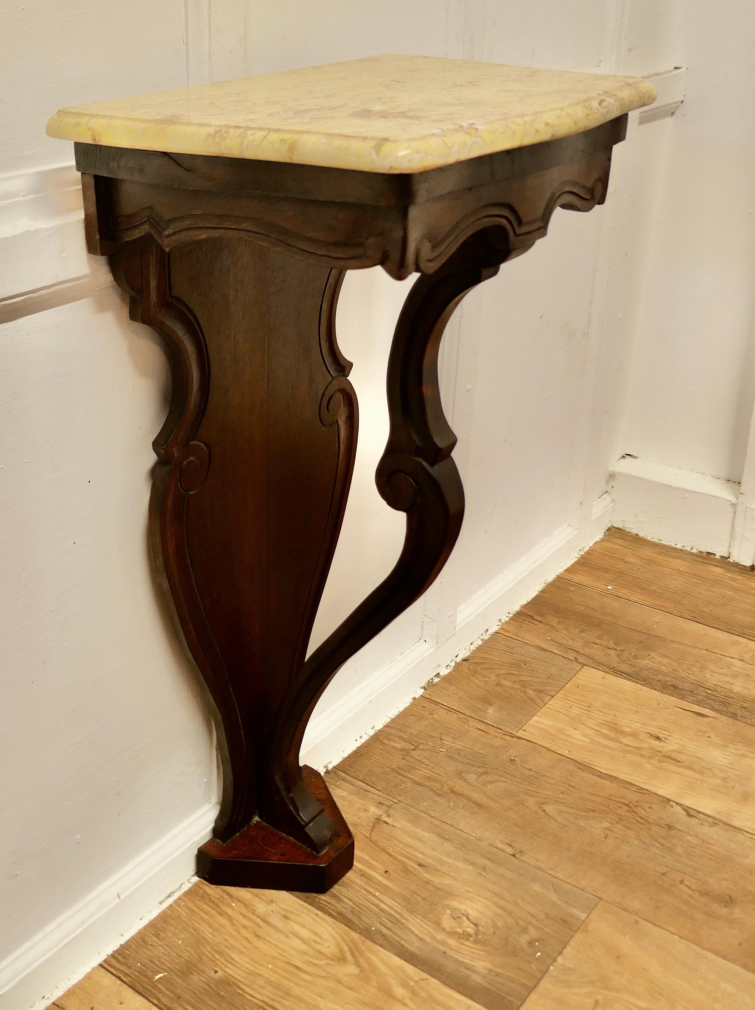 19th Century French Console or Pier Table with Marble top    For Sale 1