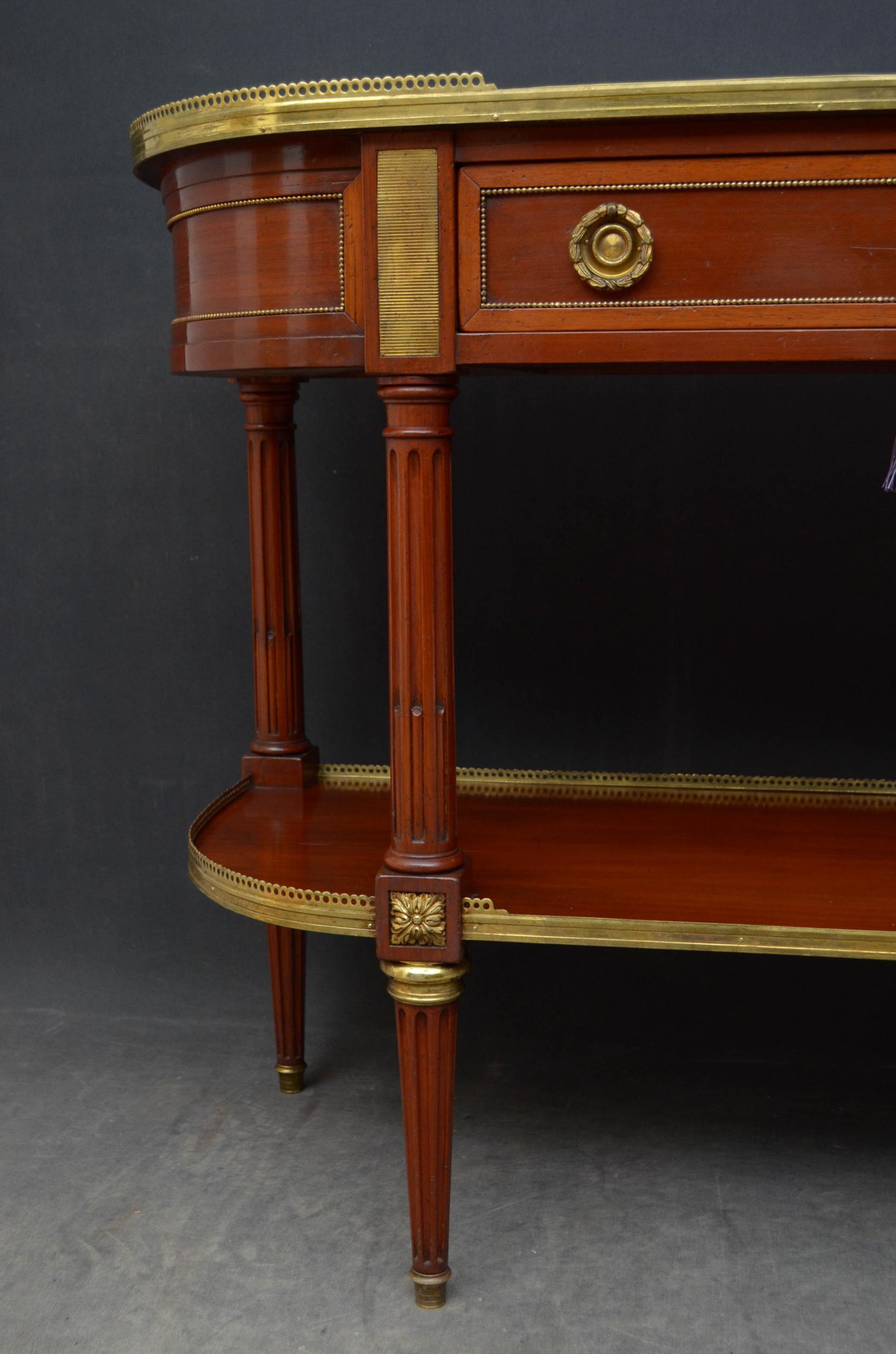 19th Century French Console or Serving Table 1