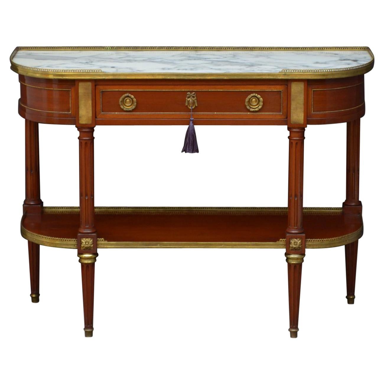 19th Century French Console or Serving Table