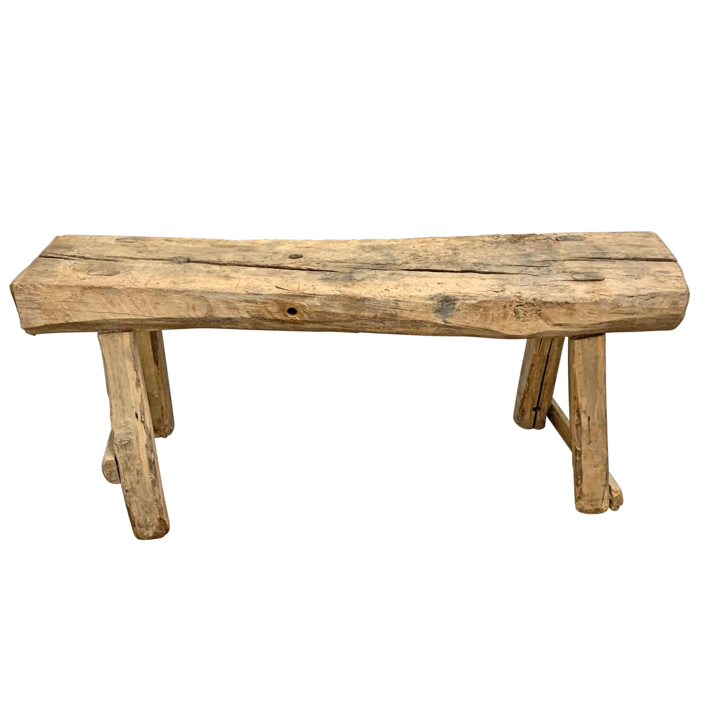 Rustic 19th Century French Console Table