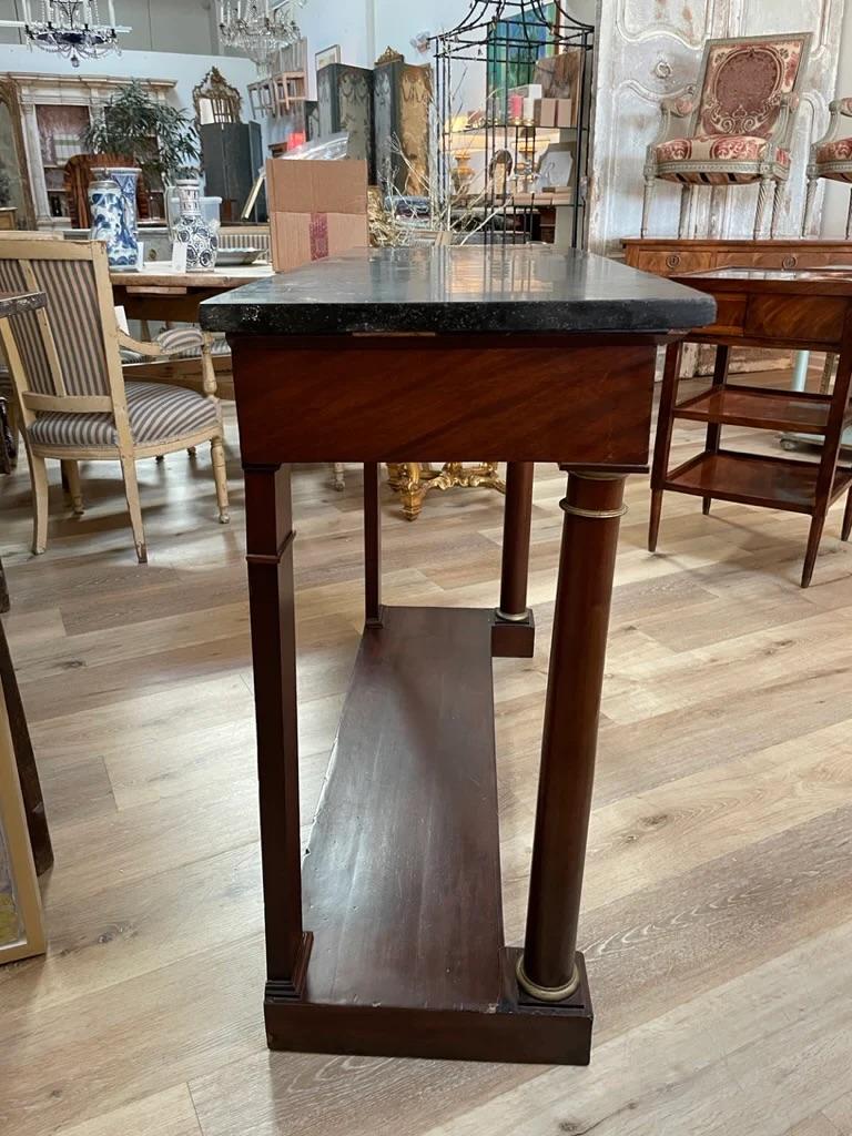 Bronze 19th Century French Console Table For Sale