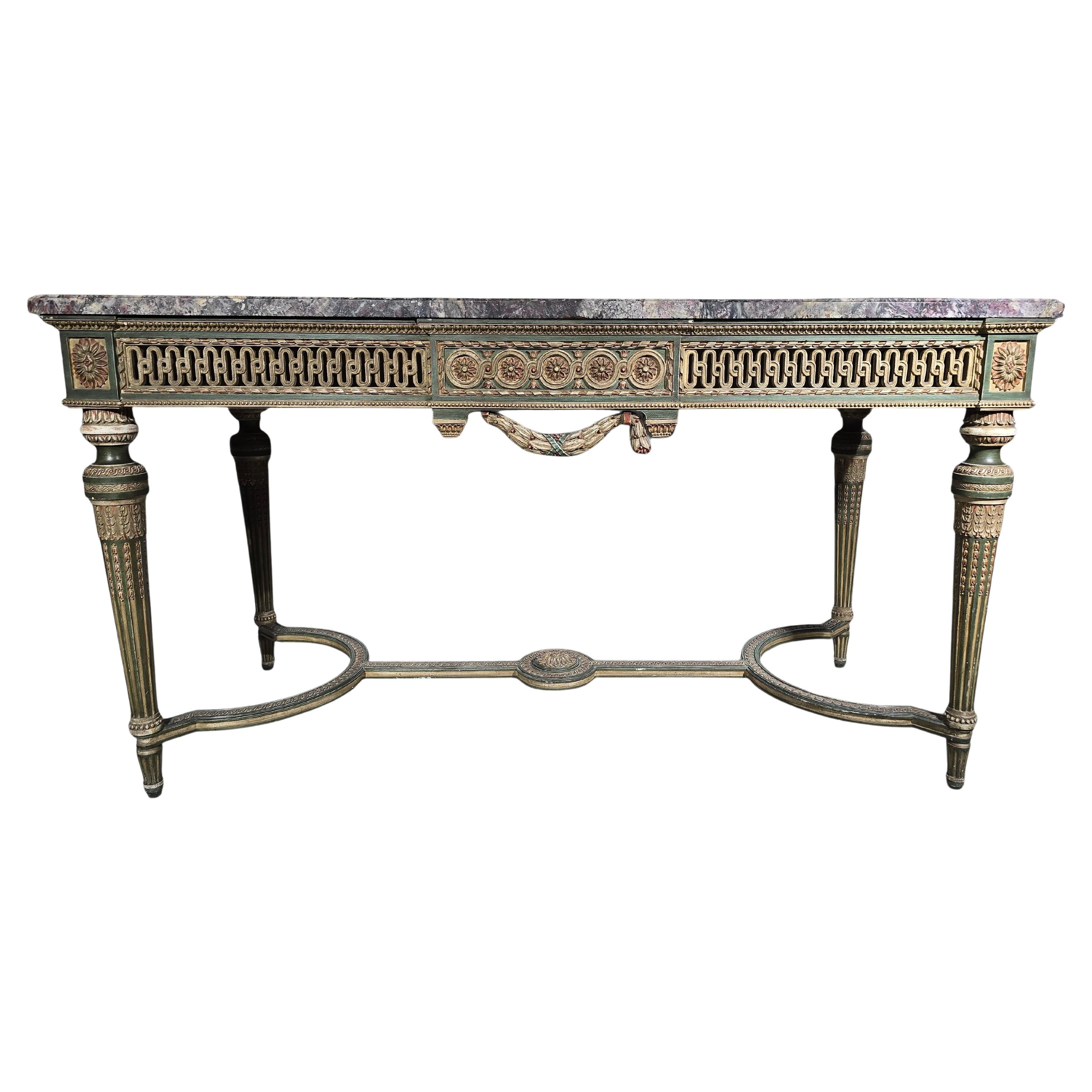 19th-century French console table For Sale