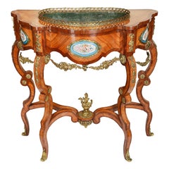 Mesa consola o jardinera francesa del siglo XIX