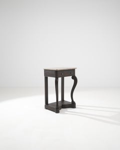 19th Century French Console Table with Marble Top