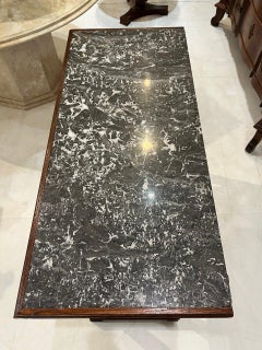 19th Century French Console with Marble Top