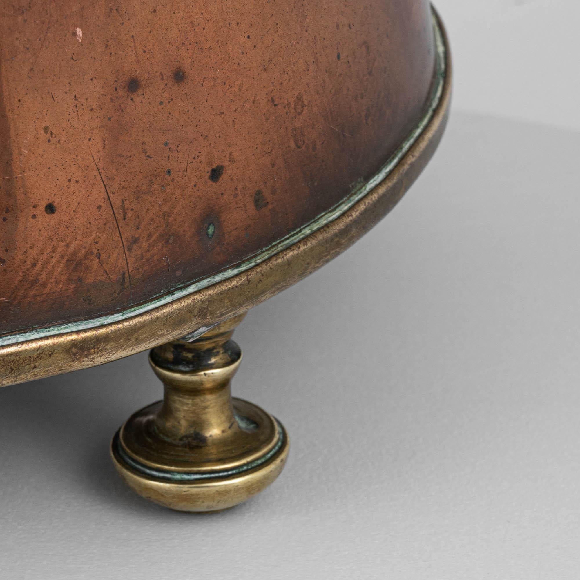 19th Century French Copper and Brass Pot 8