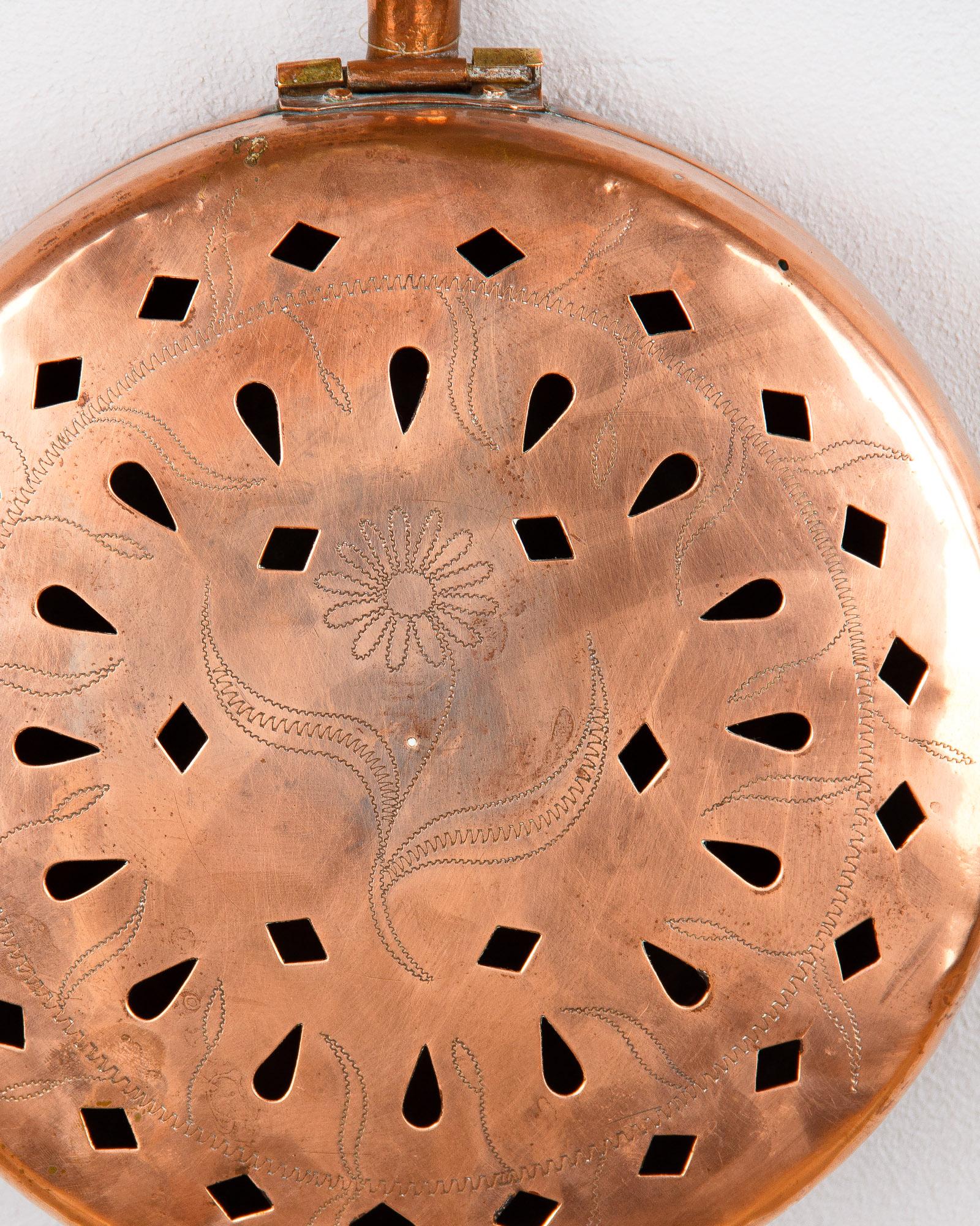 antique brass bed warmer value