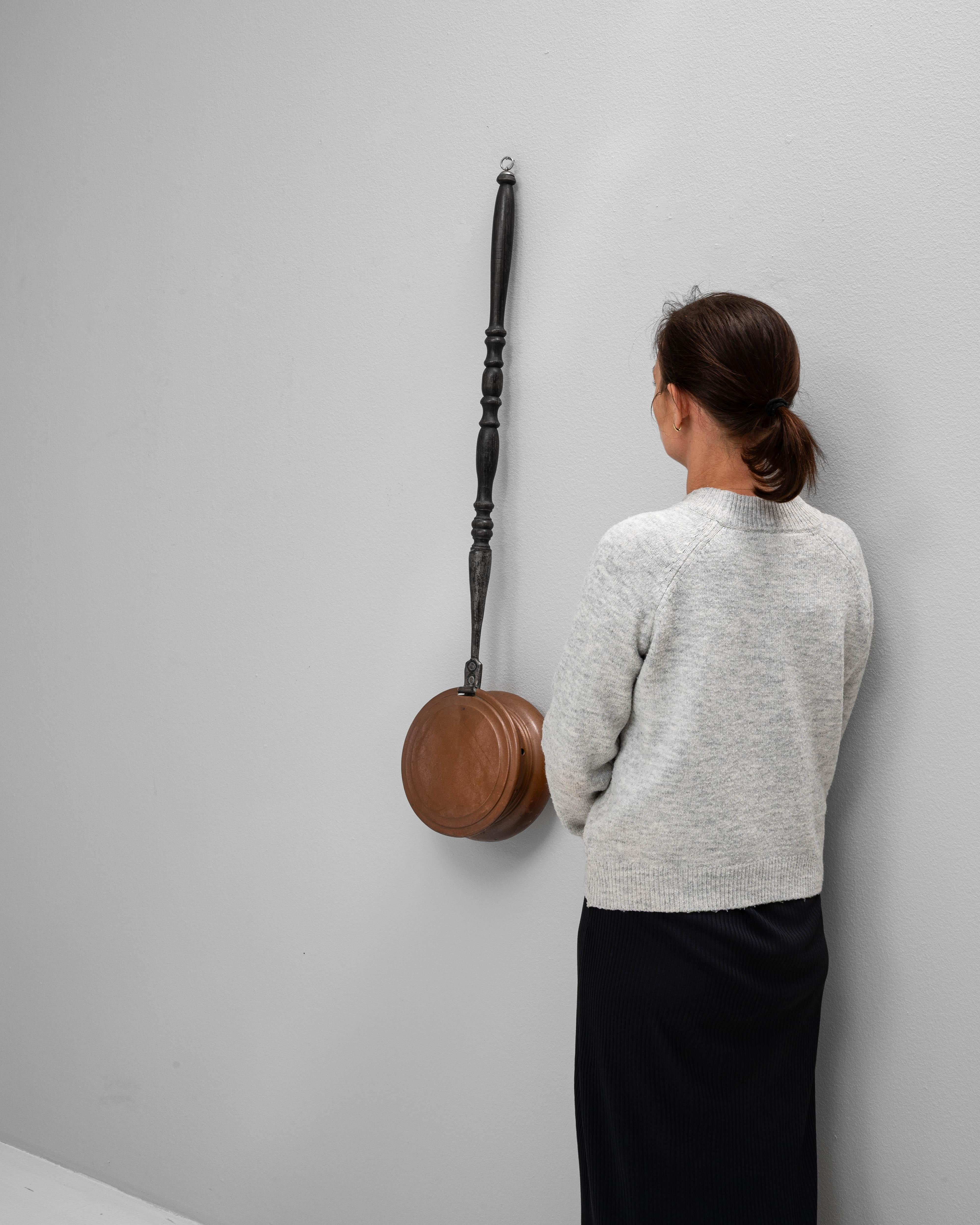 XIXe siècle Chauffe-lit en cuivre français du 19e siècle en vente