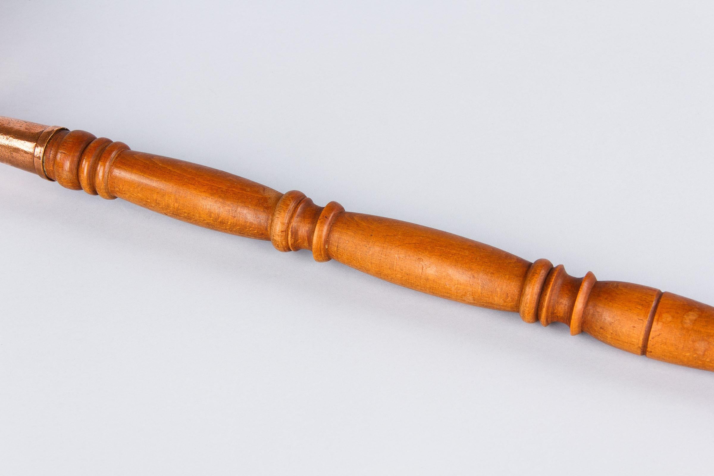 19th Century French Copper Bed Warmer 2