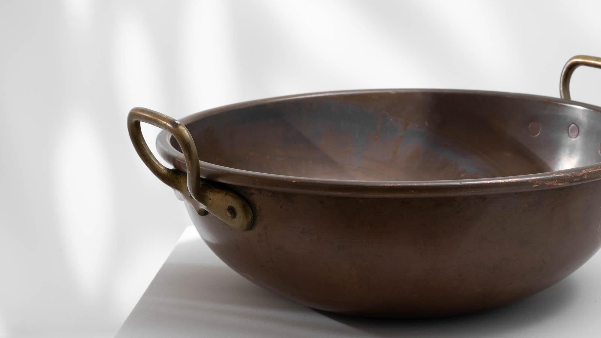 19th Century French Copper Bowl For Sale 2