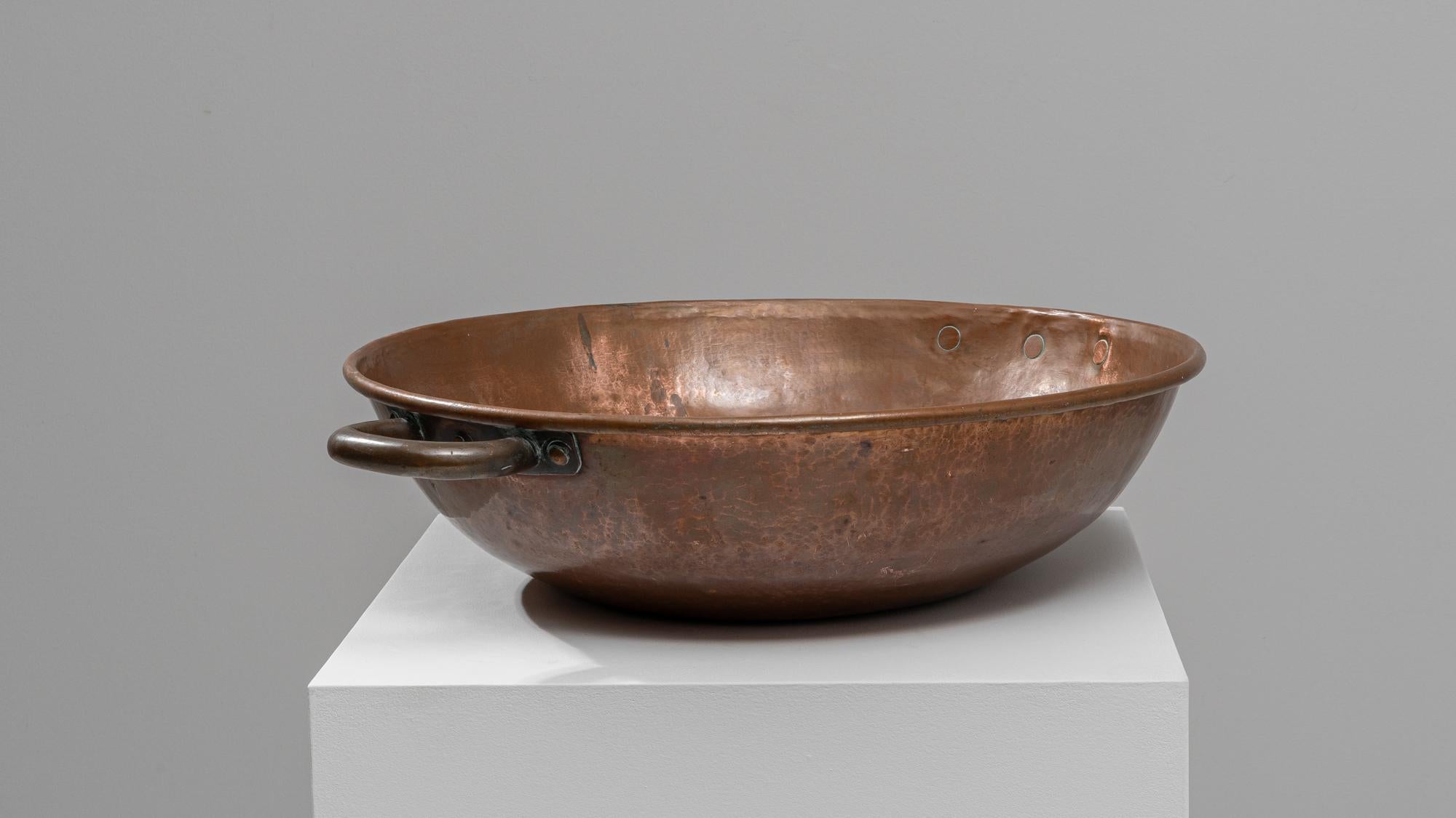 19th Century French Copper Bowl For Sale 4