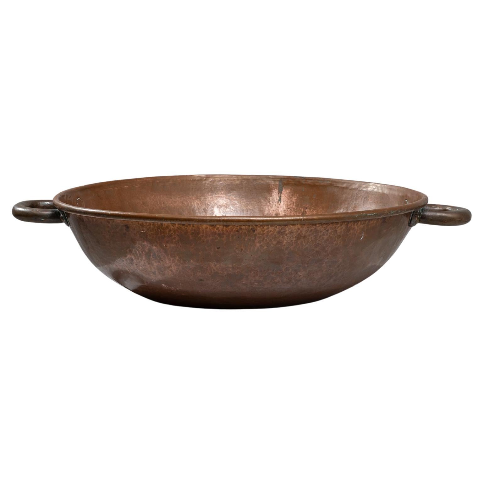 19th Century French Copper Bowl For Sale