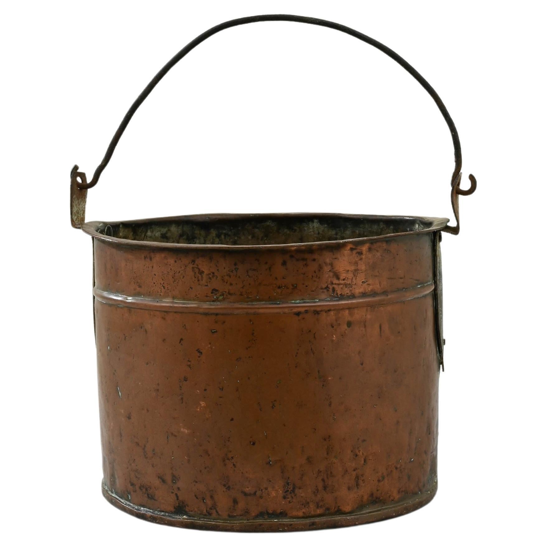 19th Century French Copper Bucket